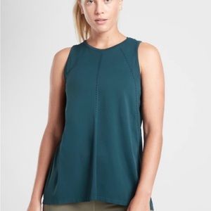 Athleta foothill seamless tank. Lagoon. Size XL